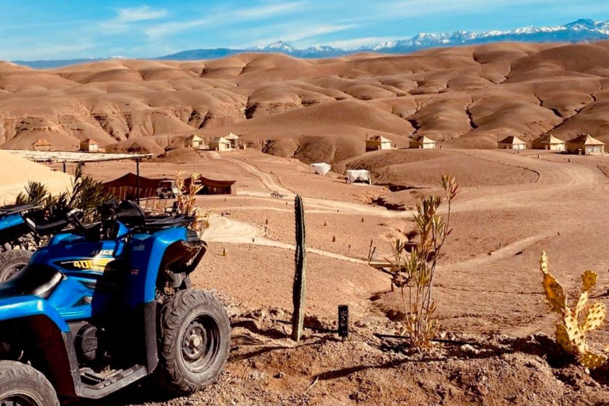 Quad au Désert d'Agafay